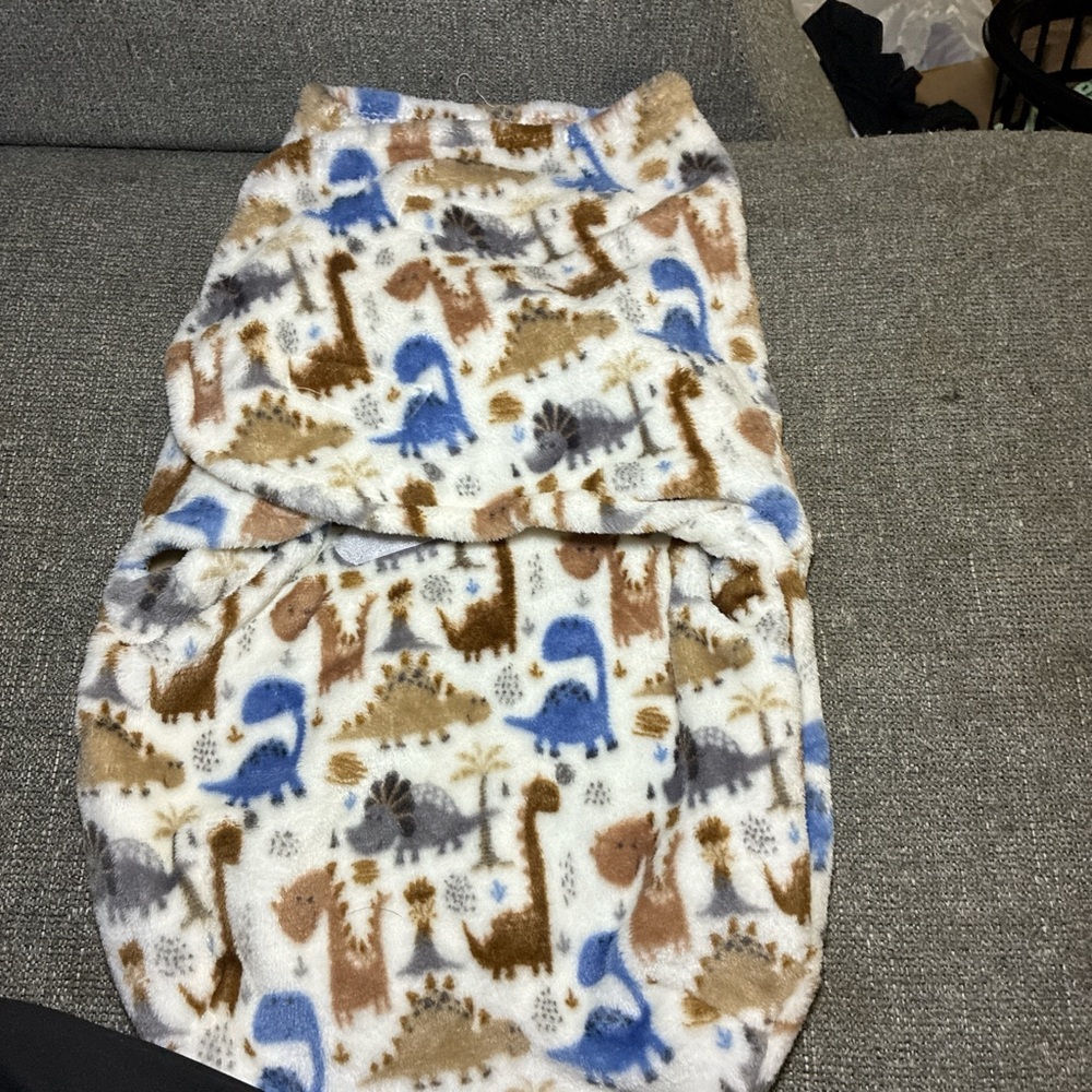 Dinosaur Print Fleece Blanket